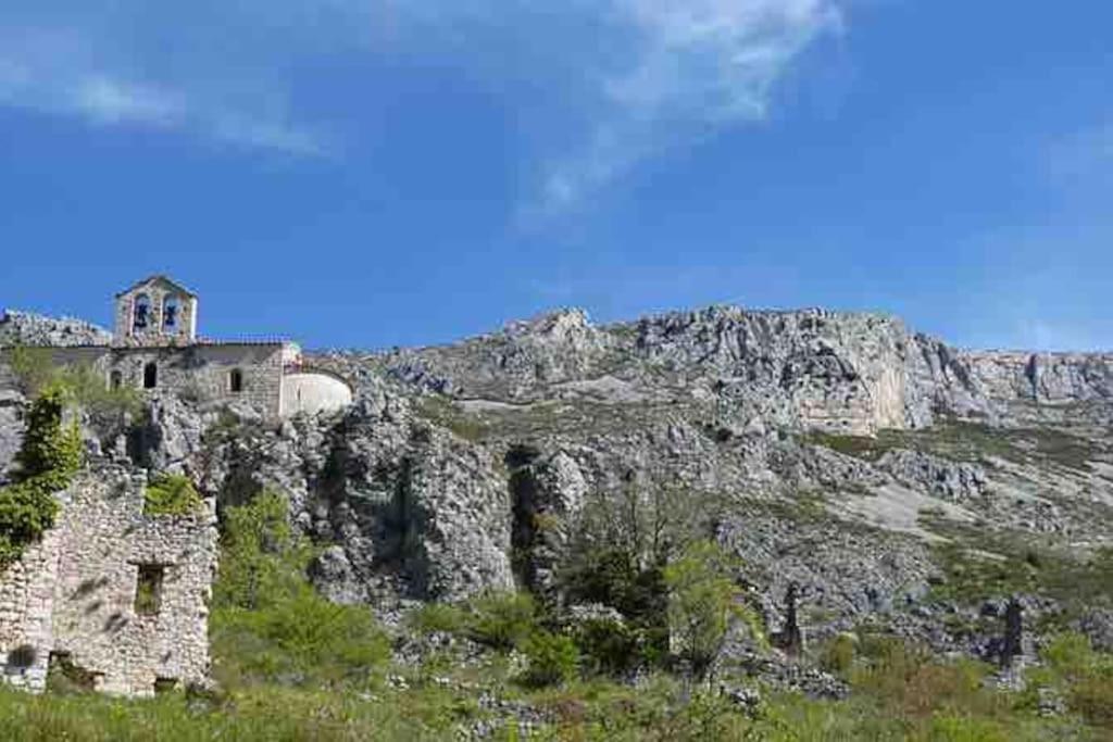 Greolieres: Superbe Studio Avec Vue Montagne Eksteriør bilde